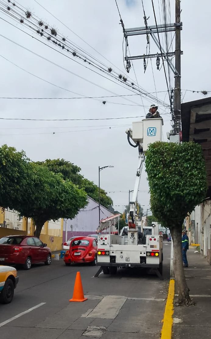 Alumbrado público refuerza atención y mantenimiento en parques del municipio