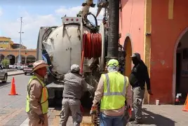“Actopan se prepara para temporada de lluvias; atienden deslave en El Descabezadero”